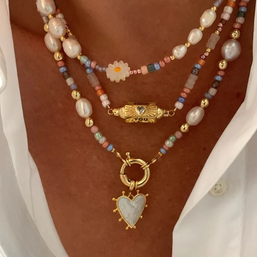 Mother's Day MAMA Necklace Gift Enamel Heart Pendant Necklace New Fashion Pearl Beads Choker Necklace Jewelry Accessory Gift
Mother's Day MAMA Necklace Gift Enamel Heart Pendant Necklace New Fashion Pearl Beads Choker Necklace Jewelry Accessory Gift