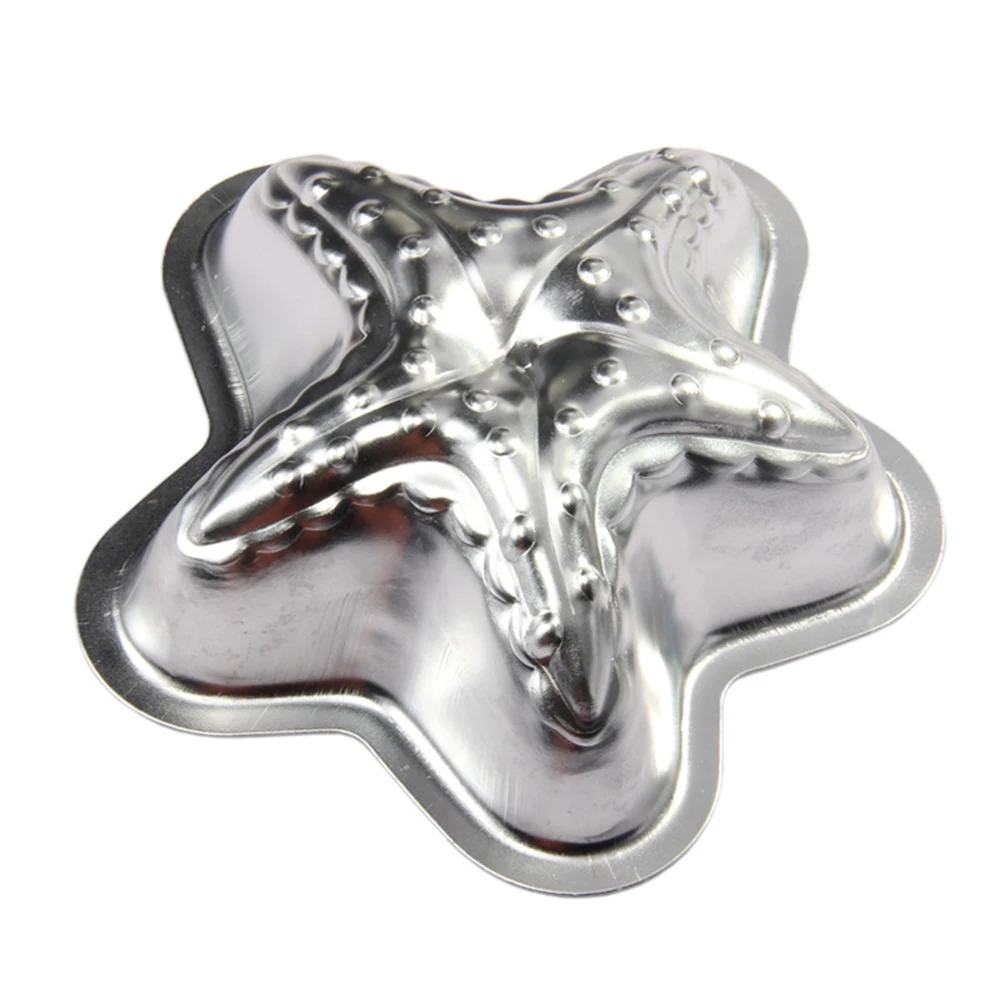 2pcs Aluminum Alloy Baking Mold Seastar Shape Cake Pan Mini Silver Metal Molds for Chocolate Cupcake Jelly Oven Safe Easy Clean
2pcs Aluminum Alloy Baking Mold Seastar Shape Cake Pan Mini Silver Metal Molds for Chocolate Cupcake Jelly Oven Safe Easy Clean