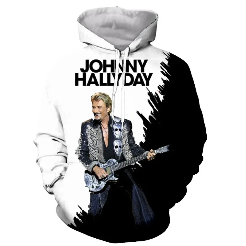 Pop Singer Johnny Hallyday Hoodies 3D Print Men Women Oversized Pullover Hooded Sweatshirts Streetwear Kids Tops Male Clothing
Pop Singer Johnny Hallyday Hoodies 3D Print Men Women Oversized Pullover Hooded Sweatshirts Streetwear Kids Tops Male Clothing