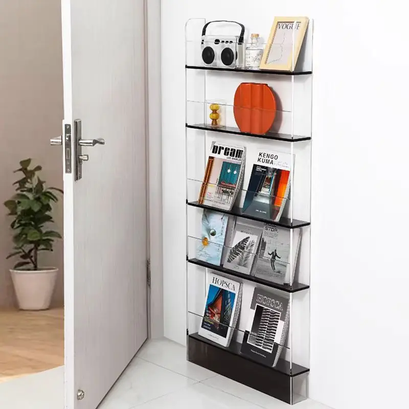 sF-Modern Multi Acrylic Bookshelf Door-Back Storage Rack with Wall Gap for Living Room Bedroom School Hotel Bookcase Storage#
sF-Modern Multi Acrylic Bookshelf Door-Back Storage Rack with Wall Gap for Living Room Bedroom School Hotel Bookcase Storage#