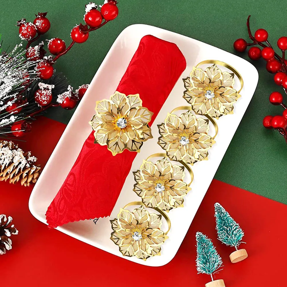 4 Pcs Stainless Steel Napkin Ring Rings Flower Decorate Serviette Buckle for Table Napkins Buckles Wedding Floral Flowers
4 Pcs Stainless Steel Napkin Ring Rings Flower Decorate Serviette Buckle for Table Napkins Buckles Wedding Floral Flowers
