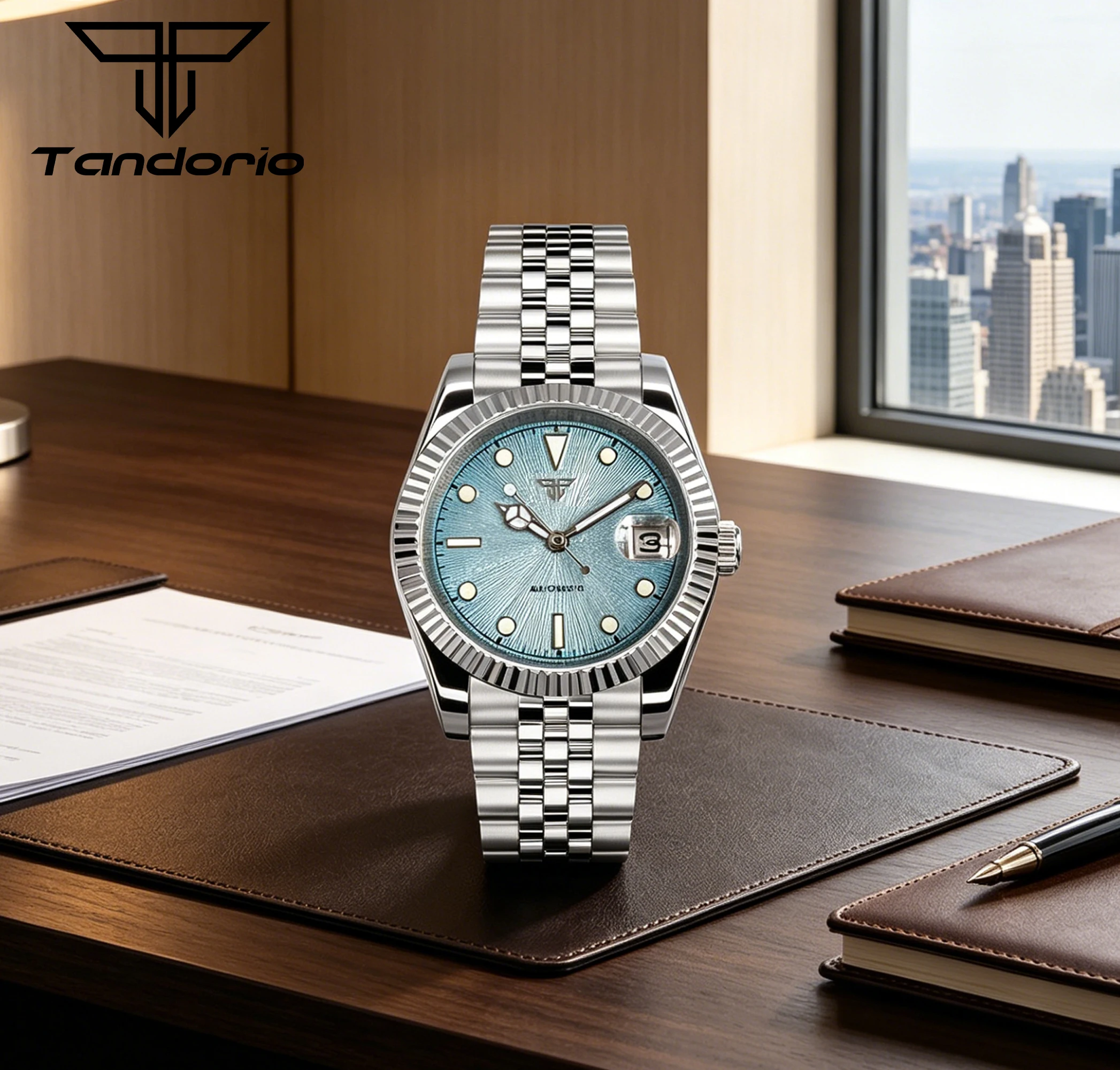 New 36mm Men's Watch Sky Blue Dial 10ATM Waterproof Miyota 8215 Automatic Man Watch Mechanical Sports Wristwatches 2026
New 36mm Men's Watch Sky Blue Dial 10ATM Waterproof Miyota 8215 Automatic Man Watch Mechanical Sports Wristwatches 2026