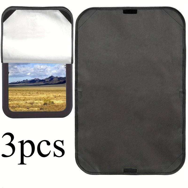 3pcs RV Door Window Shade Cover, Camper Sunshade Privacy Screen Window Cover, Travel Trailer Motorhome Sun Shade Accessories
3pcs RV Door Window Shade Cover, Camper Sunshade Privacy Screen Window Cover, Travel Trailer Motorhome Sun Shade Accessories
