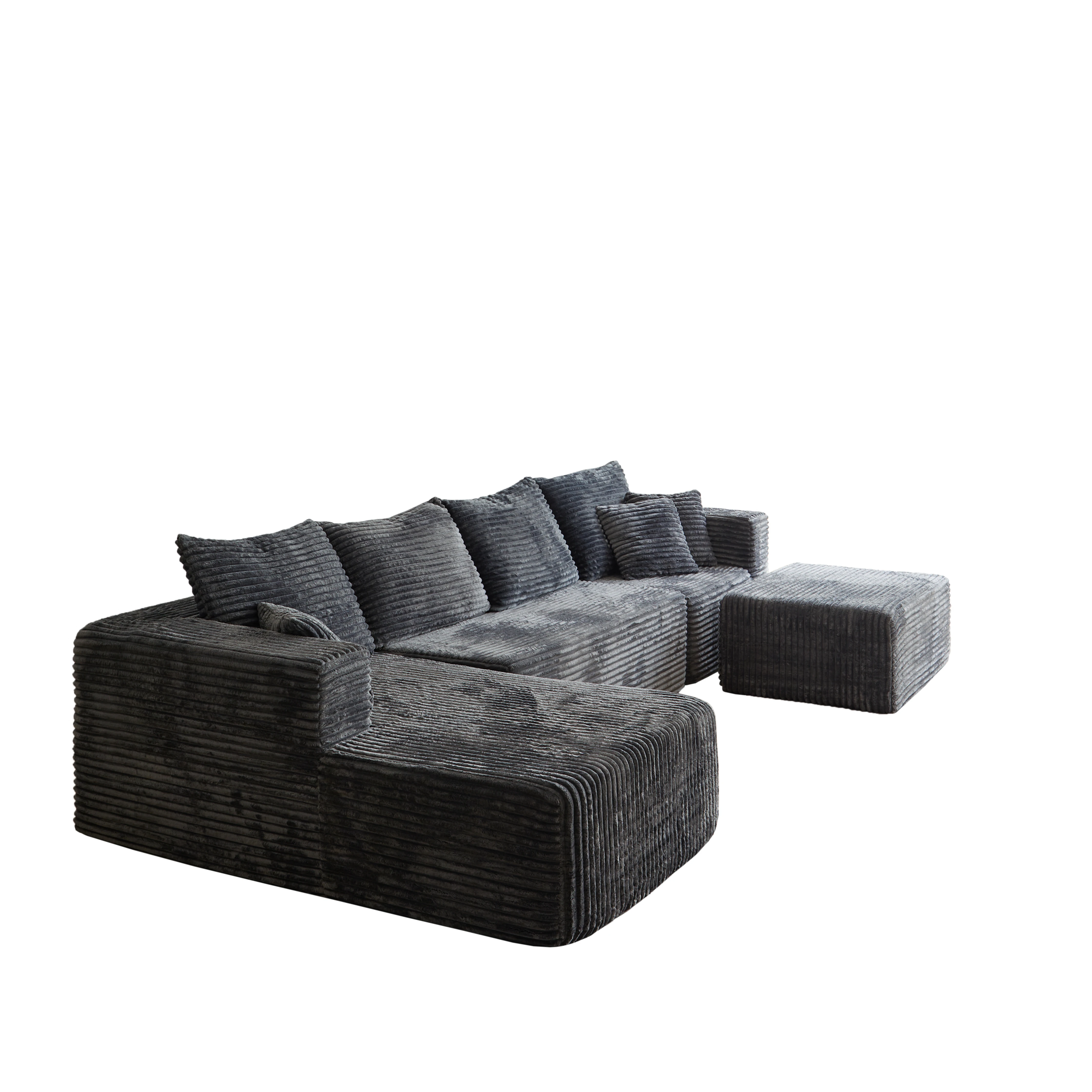 #Contemporary Cushion Back Compressed Sofa, Pillow Top Armrest Foam Sectional Couch with 60 Months Warranty
#Contemporary Cushion Back Compressed Sofa, Pillow Top Armrest Foam Sectional Couch with 60 Months Warranty