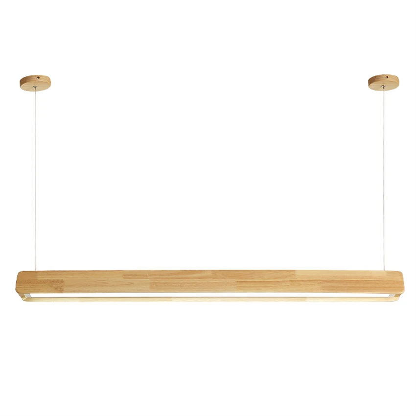 Japanese style log strip LED pendant lights study living room dining office rectangle hanging lamps modern lighting luminaires
Japanese style log strip LED pendant lights study living room dining office rectangle hanging lamps modern lighting luminaires