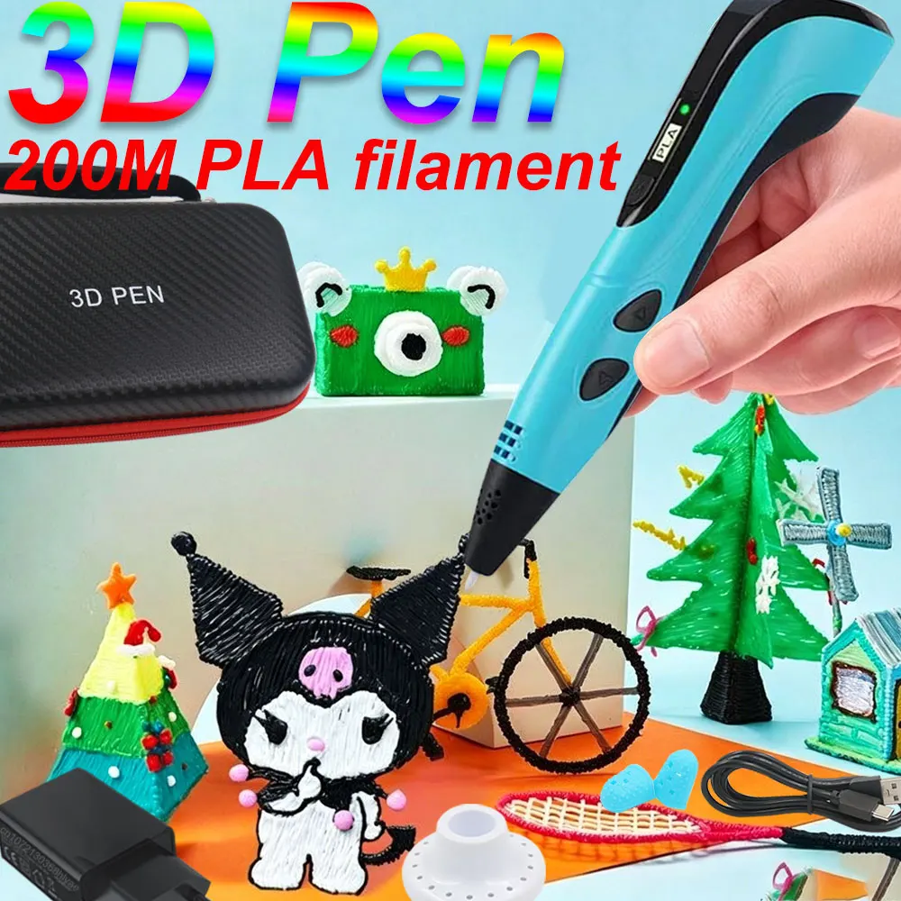 New Popular 3D Printing Pen For children With LCD Display Power Adapter Travel Case PLA Filament Birthday Christmas DIY Toy Gift
New Popular 3D Printing Pen For children With LCD Display Power Adapter Travel Case PLA Filament Birthday Christmas DIY Toy Gift