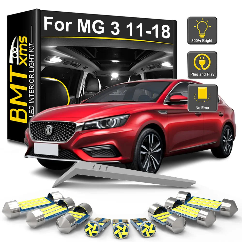 BMTxms 6 шт. для MG 3 MG3 2011 2012 2013 2014 2015 2016 2017 2018 автомобильные светодиодные внутренние купольные фонари комплект ламп багажника аксессуары
BMTxms 6 шт. для MG 3 MG3 2011 2012 2013 2014 2015 2016 2017 2018 автомобильные светодиодные внутренние купольные фонари комплект ламп багажника аксессуары