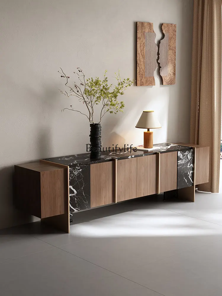 03.Medieval walnut solid wood TV cabinet, living room home light luxury wall storage cabinet
03.Medieval walnut solid wood TV cabinet, living room home light luxury wall storage cabinet