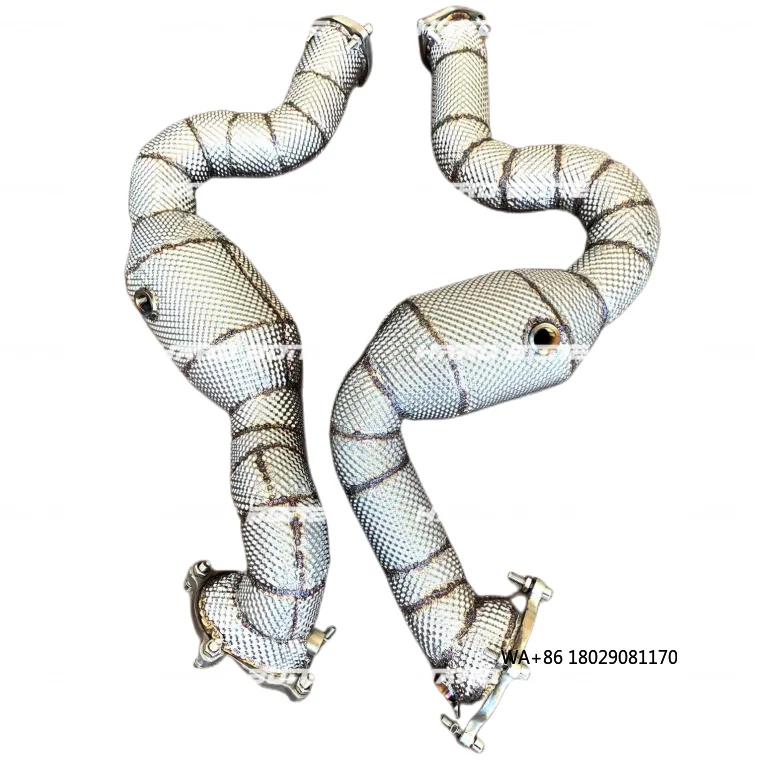Heat Shield Catted Exhaust Downpipe for Rs6 C7 Rs7 S6 C7 S7 4.0 Tfsi V8 Downpipes
Heat Shield Catted Exhaust Downpipe for Rs6 C7 Rs7 S6 C7 S7 4.0 Tfsi V8 Downpipes
