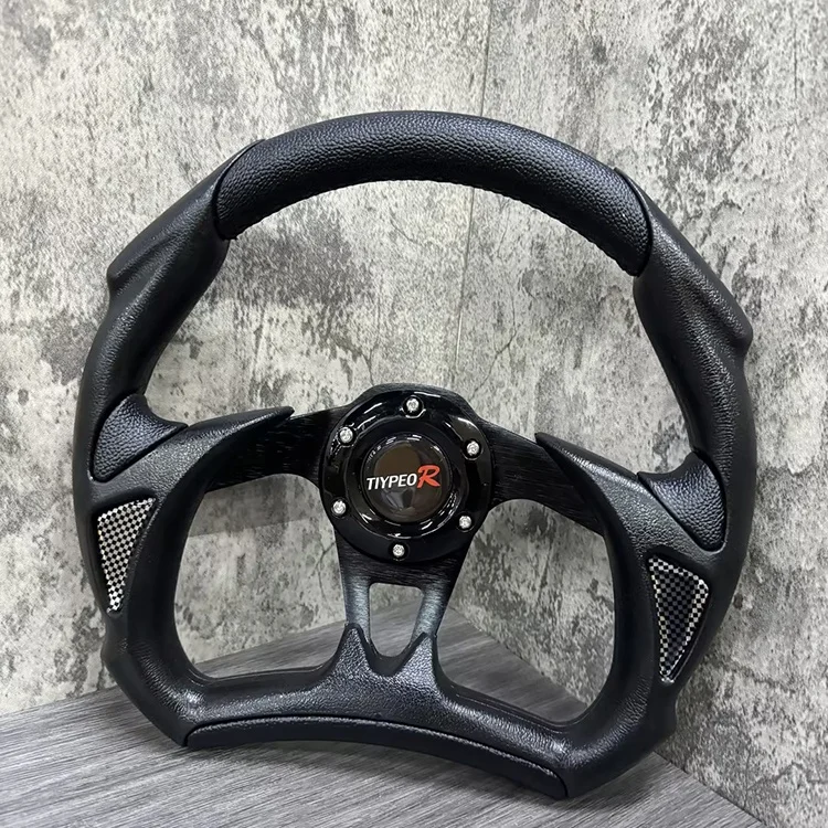 Car Modified Steering Wheel Pvc Semi-circle Racing Drift General Carbon Fiber Blade PU Athletic 13 14 Inch Steering Wheel
Car Modified Steering Wheel Pvc Semi-circle Racing Drift General Carbon Fiber Blade PU Athletic 13 14 Inch Steering Wheel