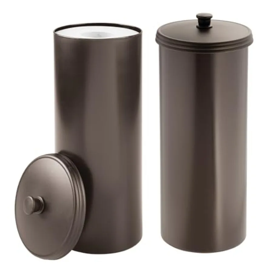 Freestanding Bathroom Toilet Paper Storage Holder for 3 Extra Rolls, 2-Pack
Freestanding Bathroom Toilet Paper Storage Holder for 3 Extra Rolls, 2-Pack