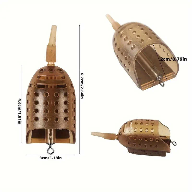 1.06/1.41/1.76oz Pellet Feeder, Inline Pellet Feeder, Maggot Feeders For Carp Fishing & Coarse
1.06/1.41/1.76oz Pellet Feeder, Inline Pellet Feeder, Maggot Feeders For Carp Fishing & Coarse