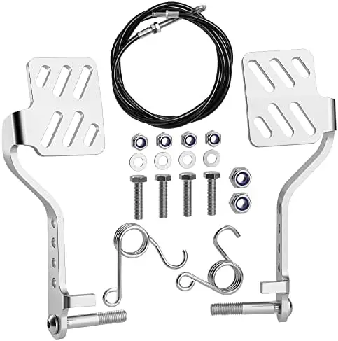 Go Kart Pedals with Throttle Cable – Compatible with 212cc 196cc 6.5HP Engines – Universal Fit for Road Rocket, Azusa, Carter, R
Go Kart Pedals with Throttle Cable – Compatible with 212cc 196cc 6.5HP Engines – Universal Fit for Road Rocket, Azusa, Carter, R