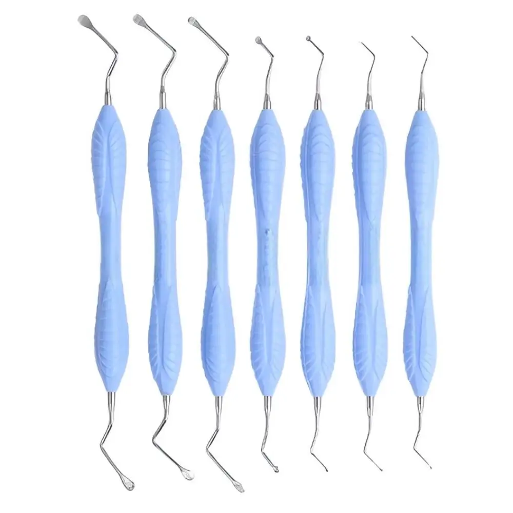 Double-ended Dental Excavator Anti-slip Silicone Handle Spoon Type Decay Remover Restorative Dentistry Repair Instrument Tool
Double-ended Dental Excavator Anti-slip Silicone Handle Spoon Type Decay Remover Restorative Dentistry Repair Instrument Tool