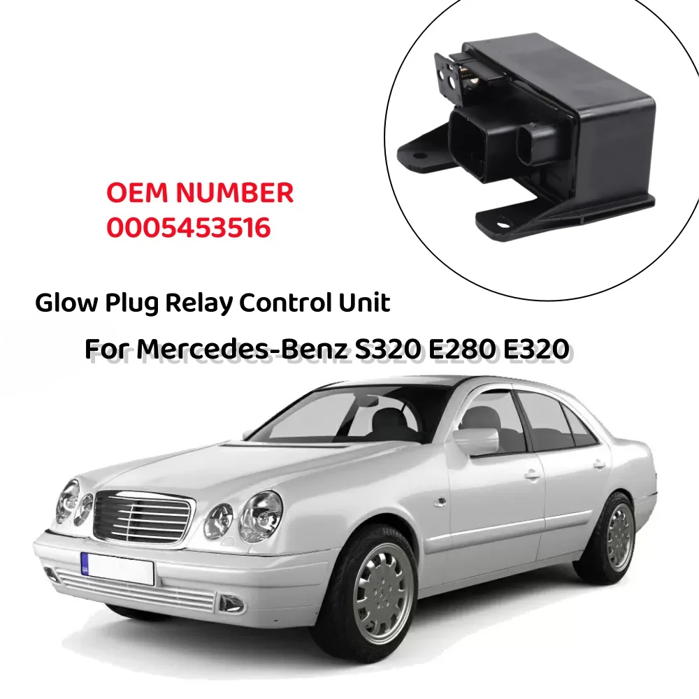1Pcs Car Glow Plug Relay Control Unit Replacement For 1999-2005 Mercedes-Benz S320 E280 E320 0005453516 Car Ignition Parts
1Pcs Car Glow Plug Relay Control Unit Replacement For 1999-2005 Mercedes-Benz S320 E280 E320 0005453516 Car Ignition Parts