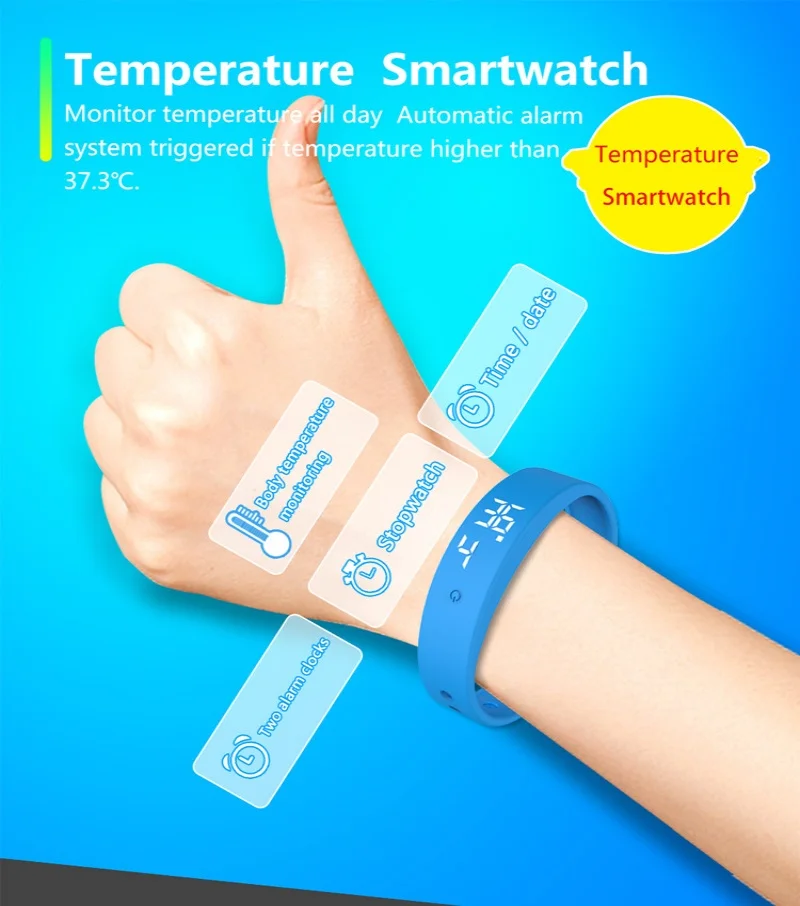 Waterproof vibration alarm wristband, vibration wake-up body temperature monitor, silent wristband, digital display, vibration a
Waterproof vibration alarm wristband, vibration wake-up body temperature monitor, silent wristband, digital display, vibration a