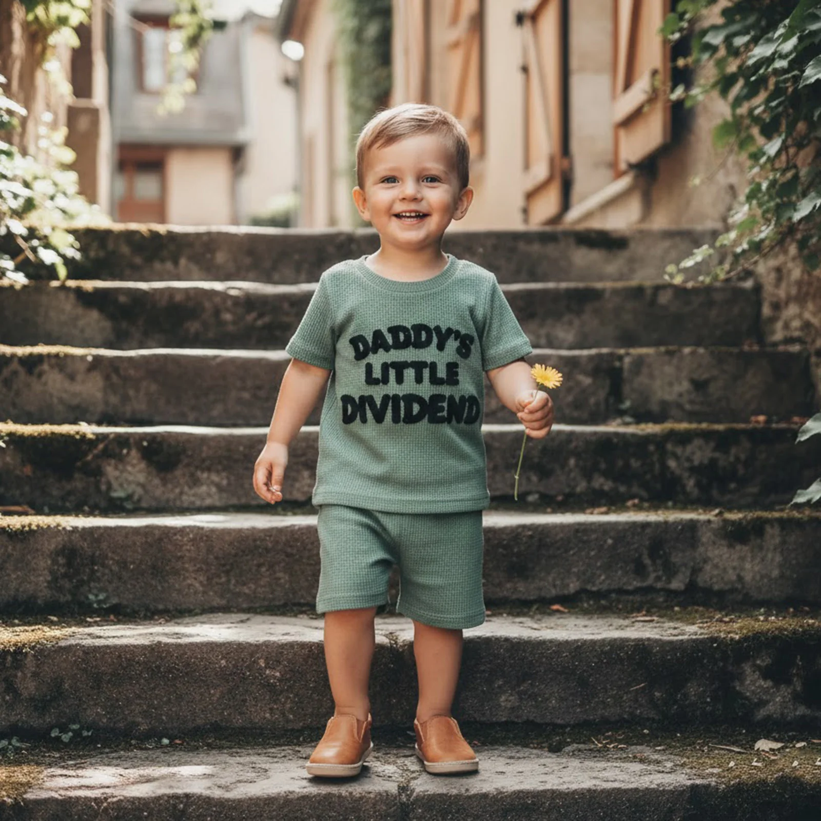 Летняя одежда для маленьких мальчиков, футболка с короткими рукавами и однотонными шортами с вышивкой букв, комплект вафель из 2 предметов
Летняя одежда для маленьких мальчиков, футболка с короткими рукавами и однотонными шортами с вышивкой букв, комплект вафель из 2 предметов