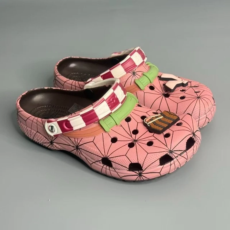 Anime Demon Slayer Nezuko New Cool Creative Cartoon Pattern Casual Fashion Versatile Non-Slip Wear-Resistant Holey Slippers
Anime Demon Slayer Nezuko New Cool Creative Cartoon Pattern Casual Fashion Versatile Non-Slip Wear-Resistant Holey Slippers