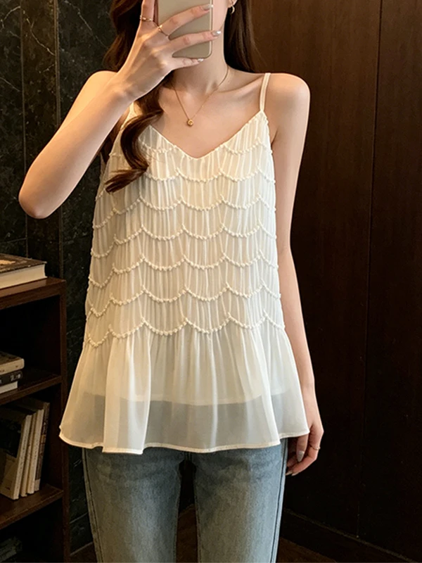 plus Size Summer New Women's Sexy Fat MM Slimming Belly Cover Design Wave Pattern Chiffon Halter Top Korean Style Citywalk
plus Size Summer New Women's Sexy Fat MM Slimming Belly Cover Design Wave Pattern Chiffon Halter Top Korean Style Citywalk