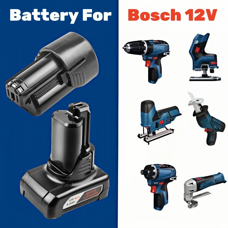 12 В/10,8 В, 6000 мАч для Bosch BAT411, литий-ионная аккумуляторная батарея BAT411A BAT412 BAT412A BAT413 BAT413, зарядное устройство
12 В/10,8 В, 6000 мАч для Bosch BAT411, литий-ионная аккумуляторная батарея BAT411A BAT412 BAT412A BAT413 BAT413, зарядное устройство