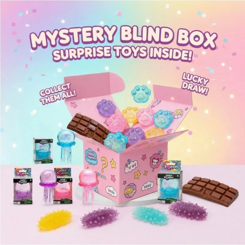 Blind Box Squishy Surprise Collection – 3 Independent Random Draws Per Order, Mystery Cute Toy Pack With 4 Designs
Blind Box Squishy Surprise Collection – 3 Independent Random Draws Per Order, Mystery Cute Toy Pack With 4 Designs
