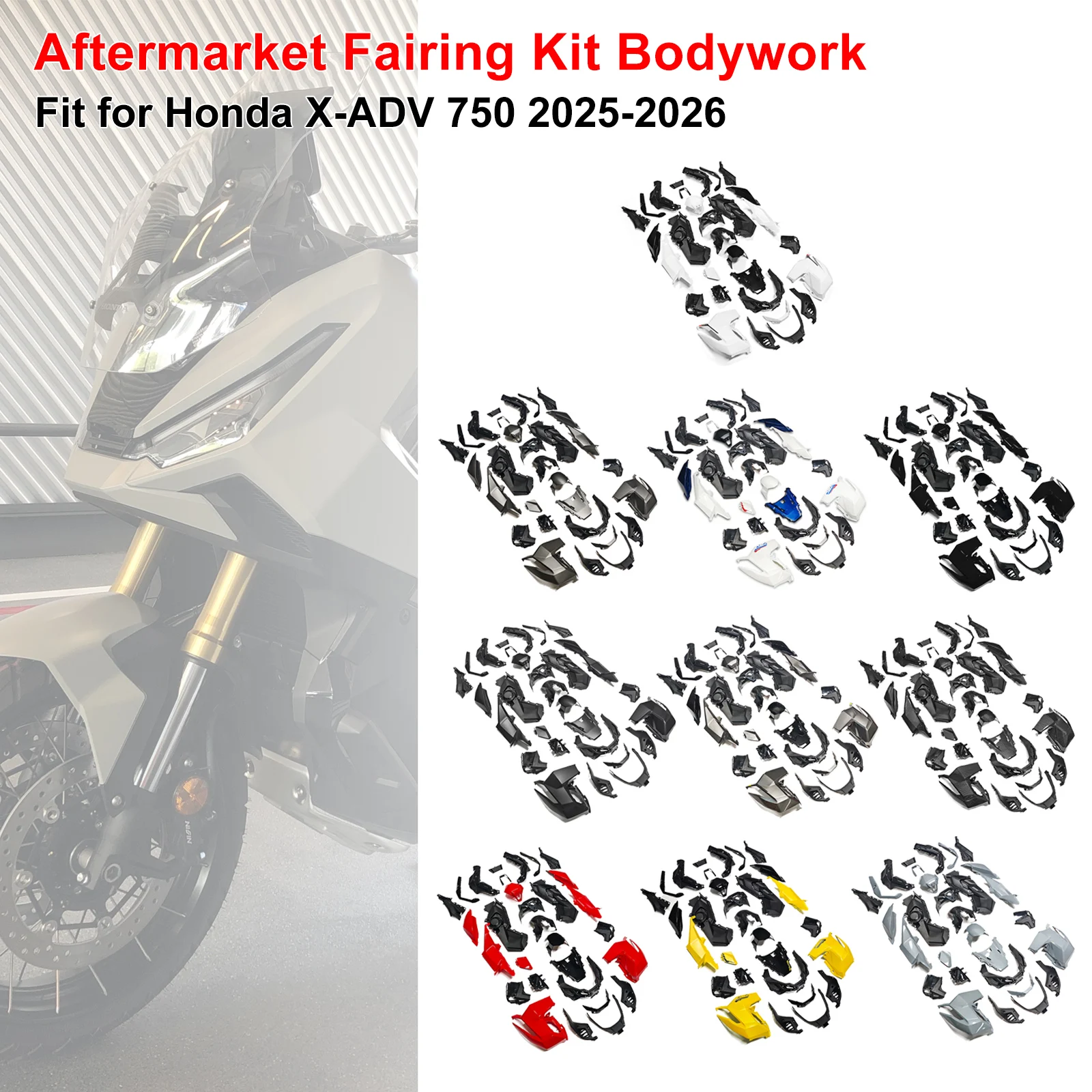 Topteng Injection Bodywork Fairing Kit for Honda X-ADV 750 2025-2026
Topteng Injection Bodywork Fairing Kit for Honda X-ADV 750 2025-2026