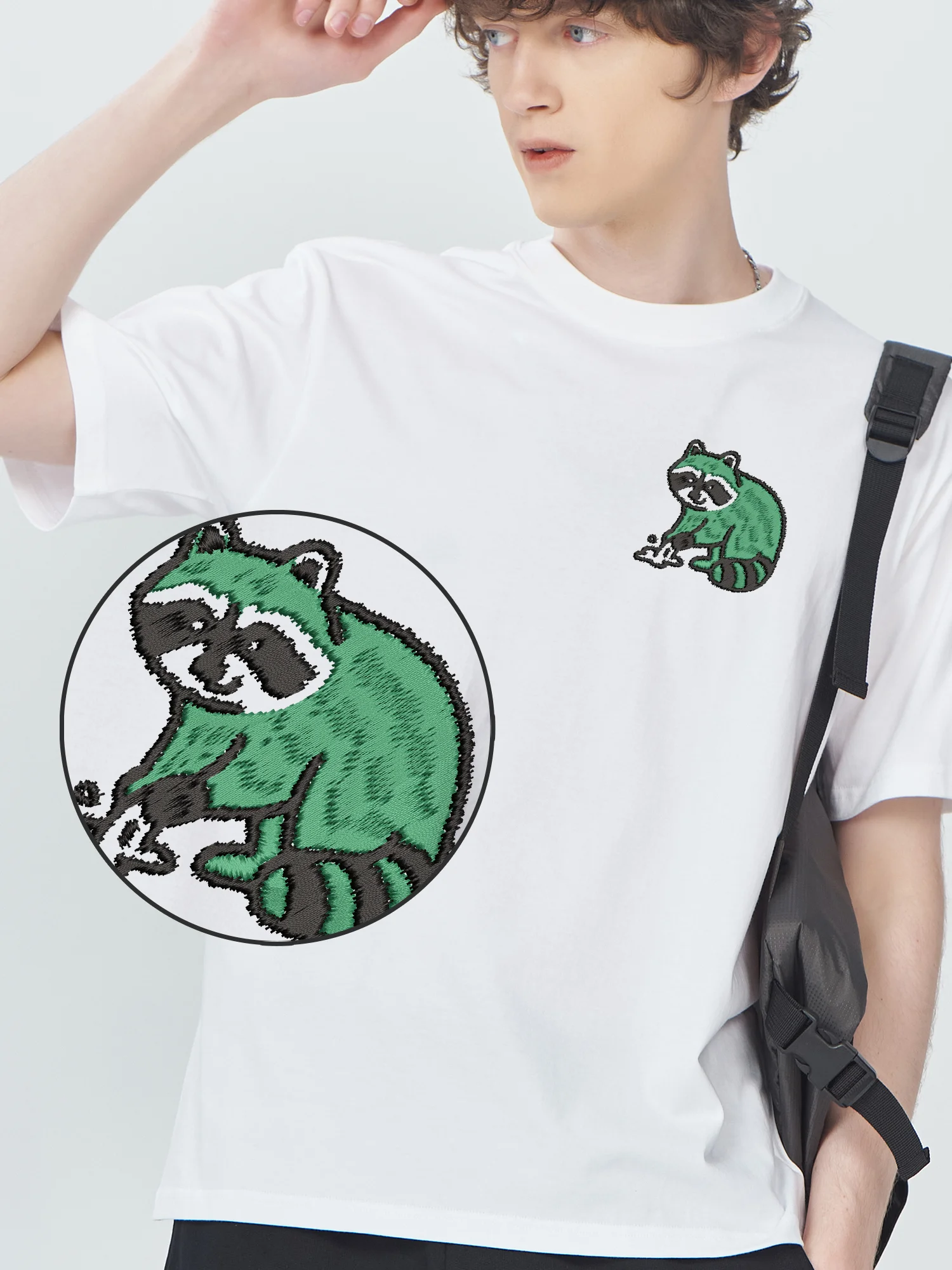 Cute Raccoon Embroidered T shirts For Men Women Luxury Clothing Funny Gifts Tee Shirt Fashionable Animals Embroidery Clothes
Cute Raccoon Embroidered T shirts For Men Women Luxury Clothing Funny Gifts Tee Shirt Fashionable Animals Embroidery Clothes