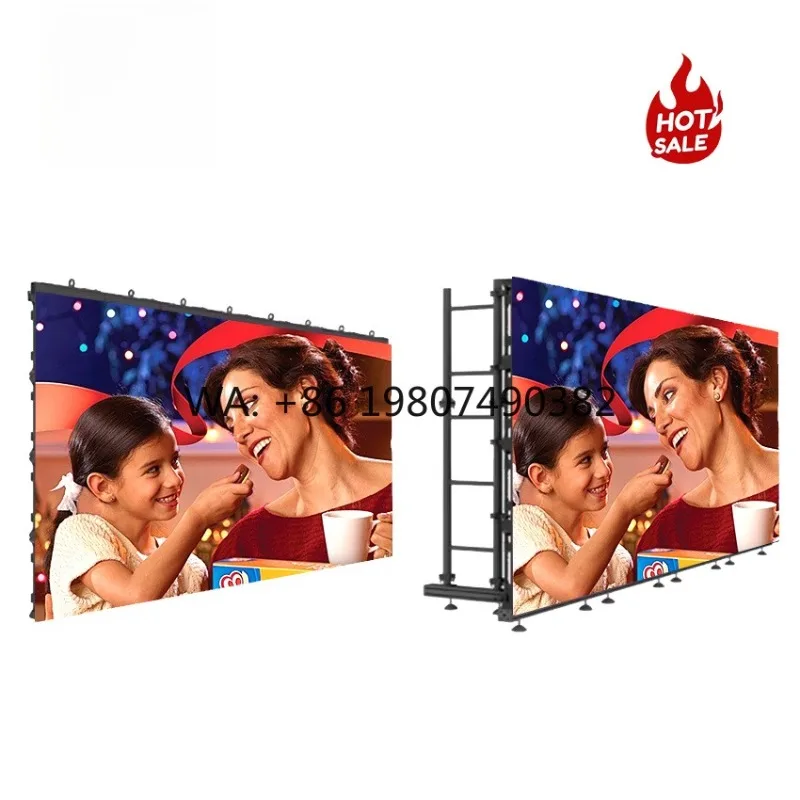 P2.6 P2.9 P3.9 Mobile Full Color LED Panel Church Concert Stage Background Movable Event Visual Billboard
P2.6 P2.9 P3.9 Mobile Full Color LED Panel Church Concert Stage Background Movable Event Visual Billboard