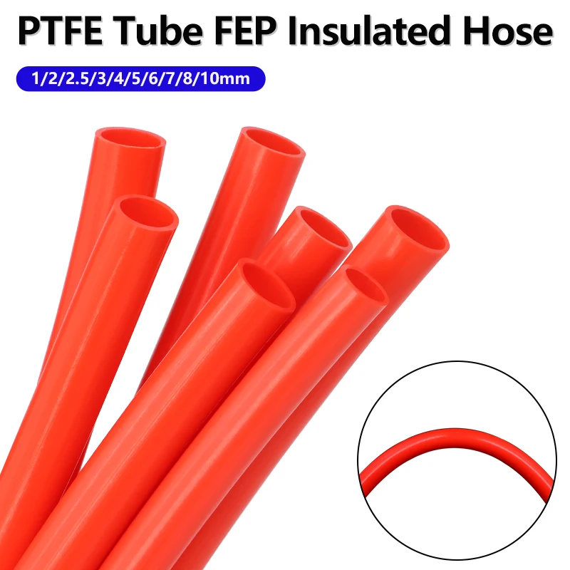 3/5m Red PTFE Tube ID 1 2 2.5 3 4 5 6 7 8 10mm Heat-resistant Insulated Hose Extruder J-head Rigid Pipe For 3D Printer Parts
3/5m Red PTFE Tube ID 1 2 2.5 3 4 5 6 7 8 10mm Heat-resistant Insulated Hose Extruder J-head Rigid Pipe For 3D Printer Parts