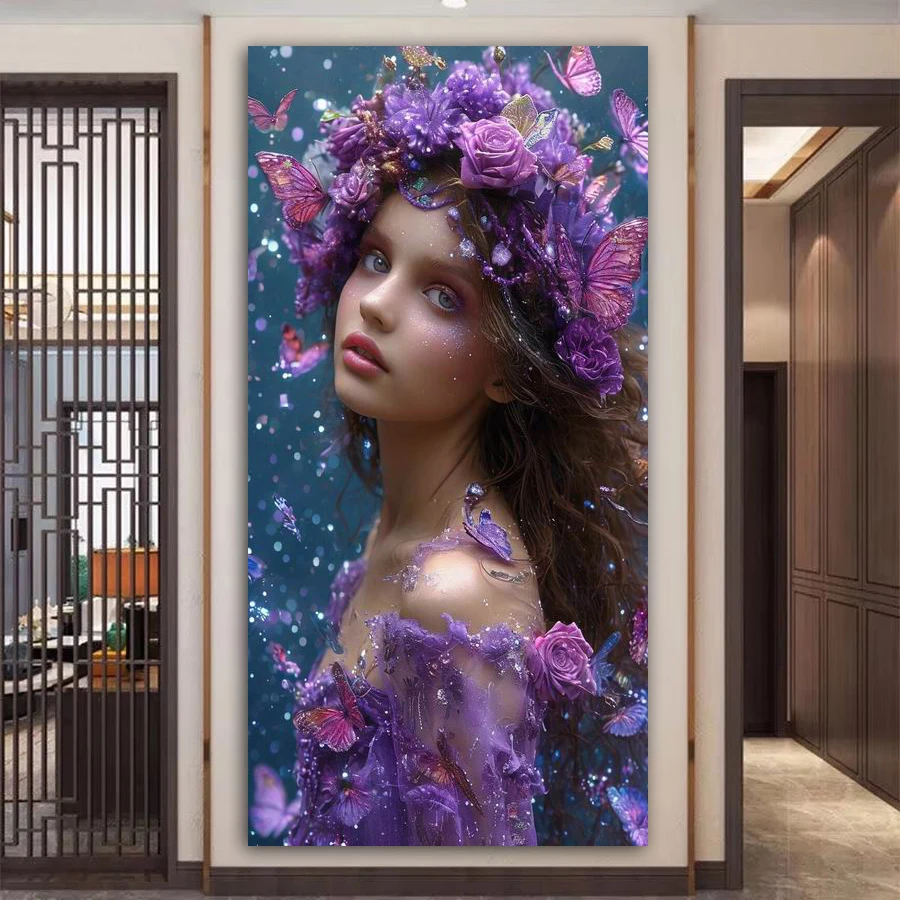 Woman With Bright Makeup Large Size Diy Diamond Art Painting Kits Full Drill Mosaic Embroidery Fantasy Goddess Flower Picture
Woman With Bright Makeup Large Size Diy Diamond Art Painting Kits Full Drill Mosaic Embroidery Fantasy Goddess Flower Picture