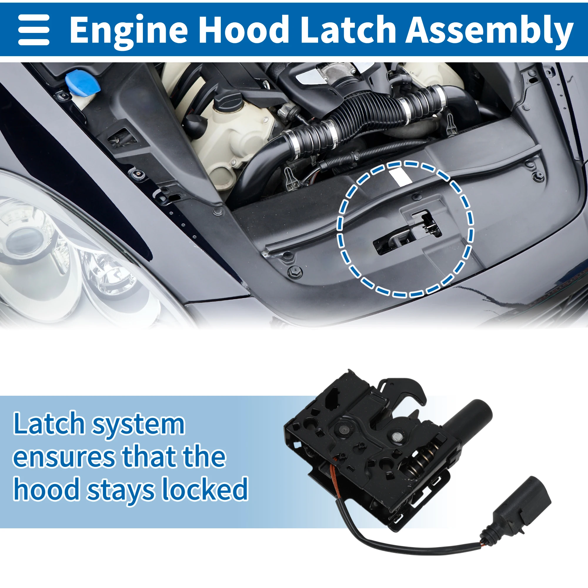 UXCELL Hood Latch Assembly for Audi A4 2018-2022 No.8WD823509 1 Pcs
UXCELL Hood Latch Assembly for Audi A4 2018-2022 No.8WD823509 1 Pcs