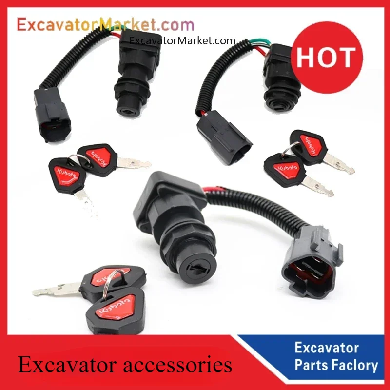 Excavator Parts Kubota U20 U25 U15 U30 Kx155 163 175 Excavator Universal Ignition Switch Ignition Lock Key Start Switch Lock
Excavator Parts Kubota U20 U25 U15 U30 Kx155 163 175 Excavator Universal Ignition Switch Ignition Lock Key Start Switch Lock