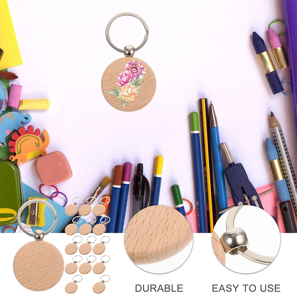 12 Pcs Wooden Keychain Blanks Handmade DIY Crafts Creative Design Engraving Supplies Sewing Tools Accessories Wooden Discs Holes
12 Pcs Wooden Keychain Blanks Handmade DIY Crafts Creative Design Engraving Supplies Sewing Tools Accessories Wooden Discs Holes