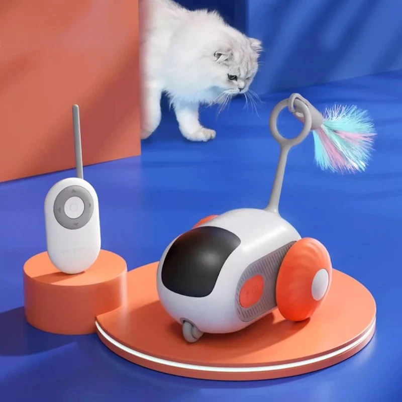 Smart Cat Toy Car Interactive Cat Toy Ball Automatic Rolling Remote Control Toy Car Indoor Cat Accessories Pet Kitten Supplies
Smart Cat Toy Car Interactive Cat Toy Ball Automatic Rolling Remote Control Toy Car Indoor Cat Accessories Pet Kitten Supplies