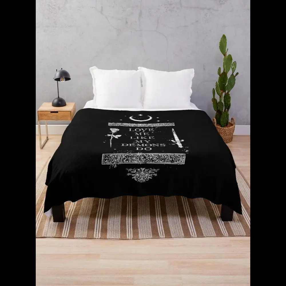 Occult Gothic Grunge Love Me Like My Demons Do Witch Moon Design Throw Blanket
Occult Gothic Grunge Love Me Like My Demons Do Witch Moon Design Throw Blanket