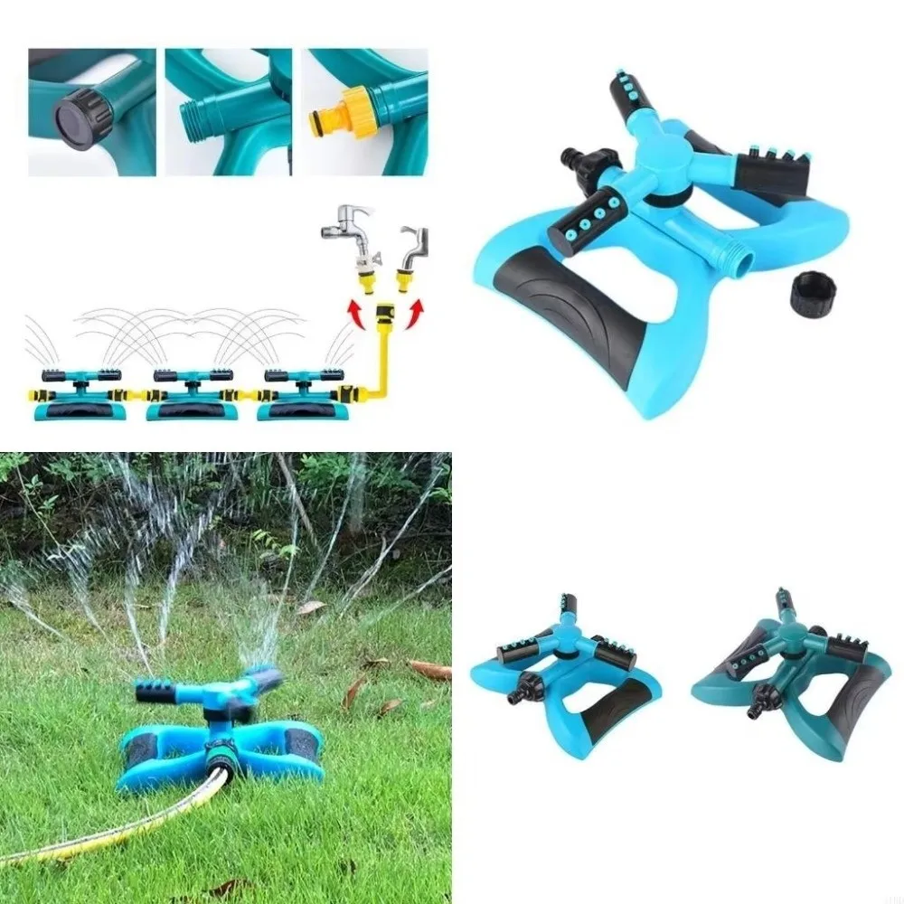 360° Rotating Automatic Rotating Sprinkler Leak-proof 3 Fork Water Sprayer Water Saving Adjustable Garden Sprinkler Agricultural
360° Rotating Automatic Rotating Sprinkler Leak-proof 3 Fork Water Sprayer Water Saving Adjustable Garden Sprinkler Agricultural