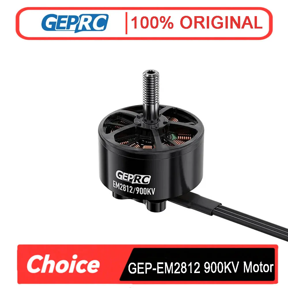GEPRC EM2812 Motor 900KV 6S LiPo Battery for 7-9inch FPV Freestyle Long Range Drones DIY Parts
GEPRC EM2812 Motor 900KV 6S LiPo Battery for 7-9inch FPV Freestyle Long Range Drones DIY Parts