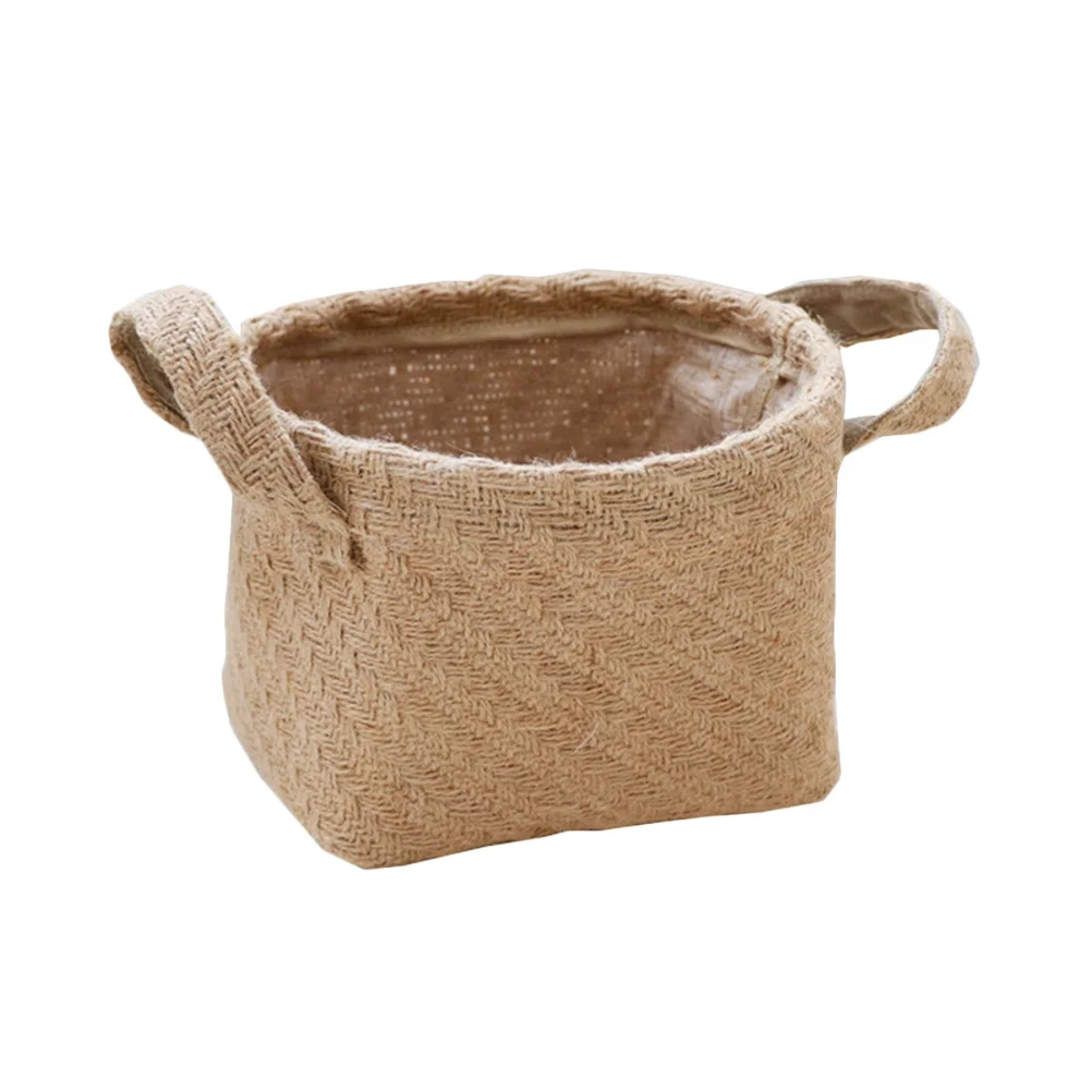 Storage Basket Woven Linen Material Thickened Craft Convenient Handles for Living Room Office Kitchen Closet Organizer Cube
Storage Basket Woven Linen Material Thickened Craft Convenient Handles for Living Room Office Kitchen Closet Organizer Cube
