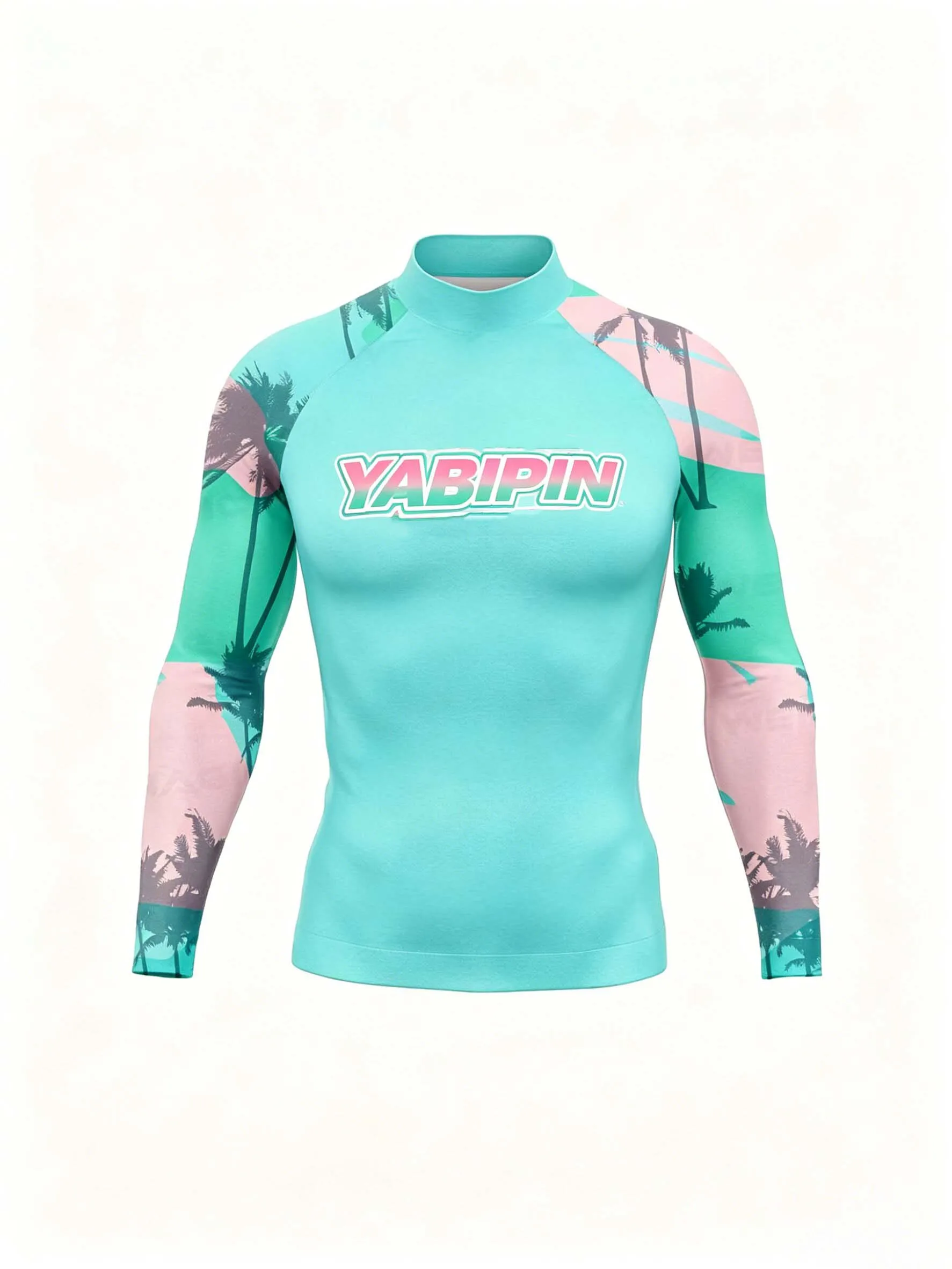 Men's Mock Neck Long Sleeve Rashguard Surfing Shirt Basic Gym Clothes Quick Dry for Diving Swimwear
Men's Mock Neck Long Sleeve Rashguard Surfing Shirt Basic Gym Clothes Quick Dry for Diving Swimwear
