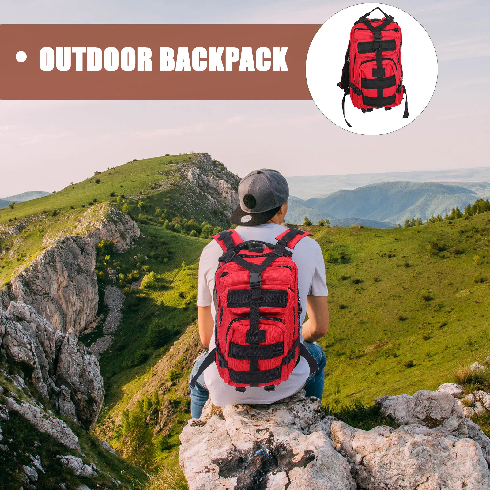 Outdoor Tactical Backpack Multifunctional Large Capacity Camping Hiking Storage Bag Shoulder Adjustable Straps Outdoor Organizer
Outdoor Tactical Backpack Multifunctional Large Capacity Camping Hiking Storage Bag Shoulder Adjustable Straps Outdoor Organizer