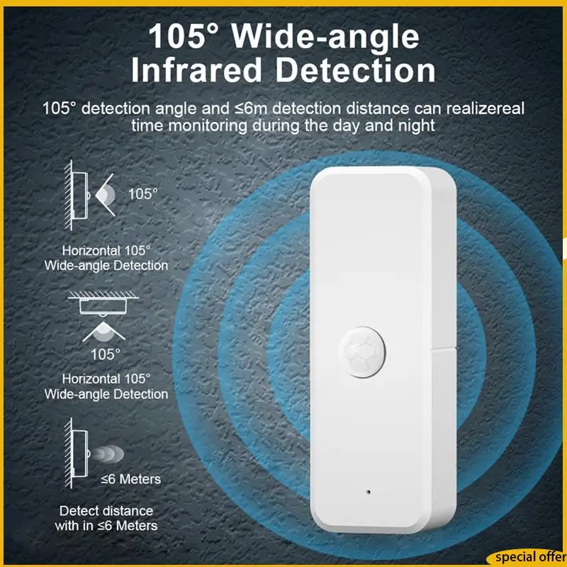 A61I Zigbee датчик движения умный детектор движения для домашней безопасности беспроводной датчик движения приложение удаленный монитор
A61I Zigbee датчик движения умный детектор движения для домашней безопасности беспроводной датчик движения приложение удаленный монитор