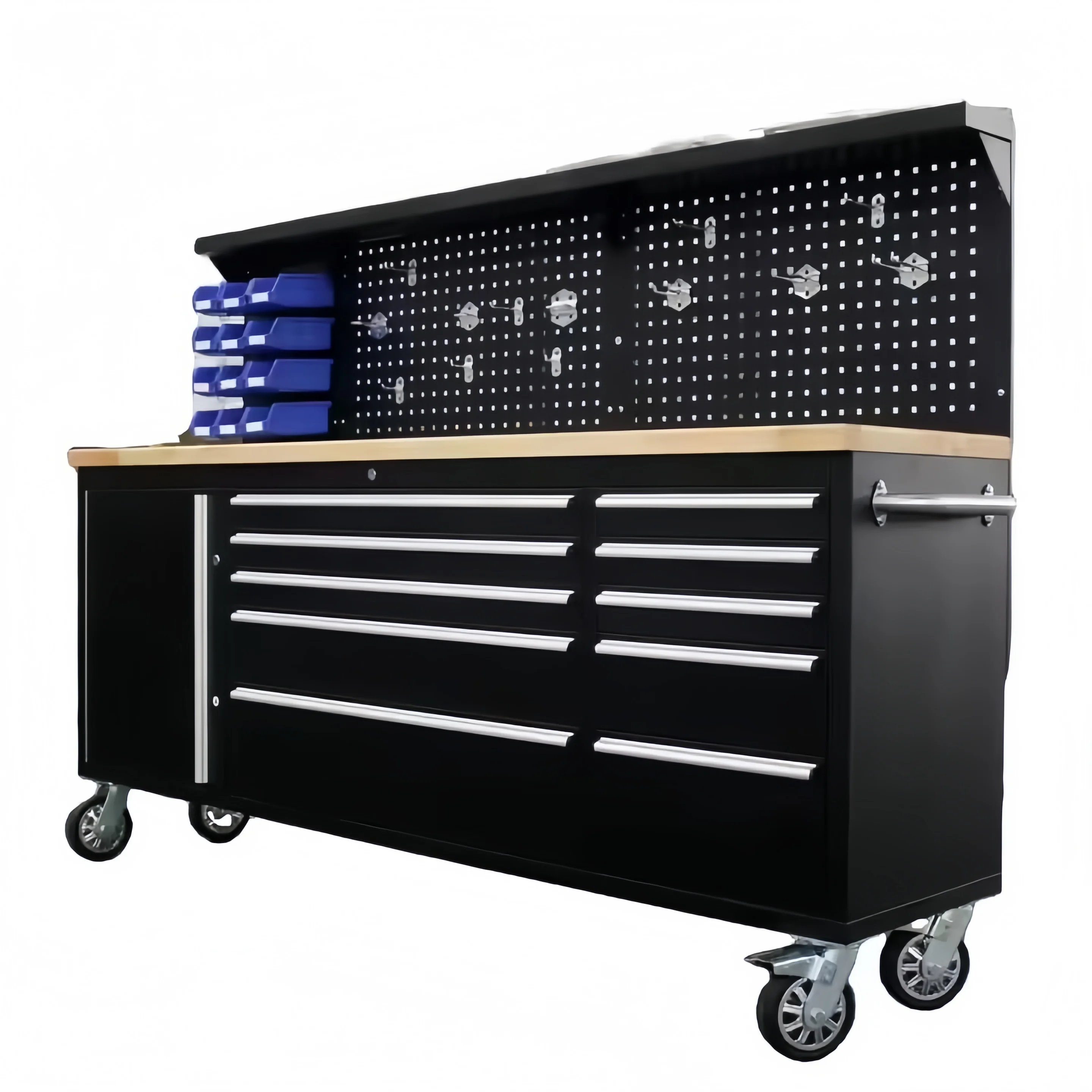 Heavy Duty Cold-Rolled Steel Garage Workbench & Tool Cabinet with Modular Anti-Theft Design OEM Customizable
Heavy Duty Cold-Rolled Steel Garage Workbench & Tool Cabinet with Modular Anti-Theft Design OEM Customizable