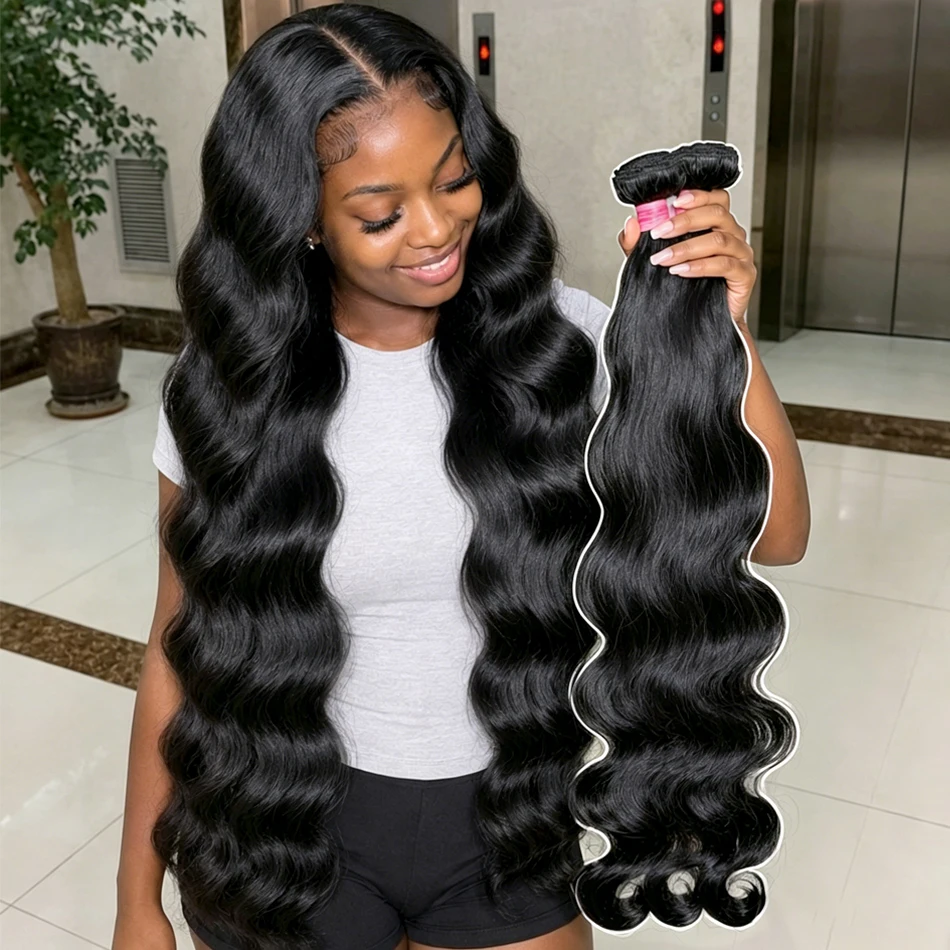 FRIZIRA 36 38 40 Inch Body Wave Brazilian Bundles Raw Virgin Human Hair Bundles Unprocessed Weaving Hair Extensions for Braiding
FRIZIRA 36 38 40 Inch Body Wave Brazilian Bundles Raw Virgin Human Hair Bundles Unprocessed Weaving Hair Extensions for Braiding