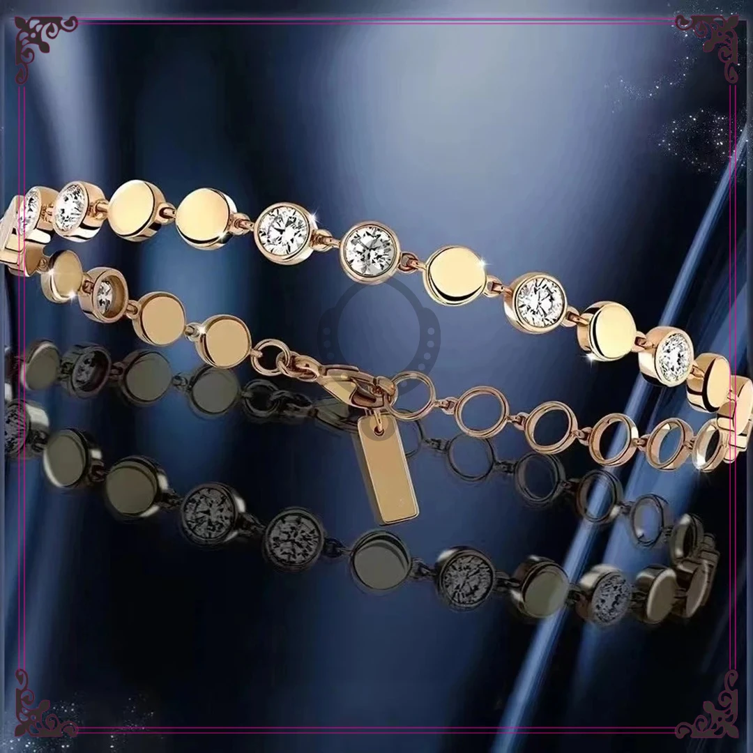 Luxury Jewelry Classic S925 Silver Round Diamond Bracelets Bracelets For Women.Romantic and Sweet Wedding Jewelry Gift
Luxury Jewelry Classic S925 Silver Round Diamond Bracelets Bracelets For Women.Romantic and Sweet Wedding Jewelry Gift