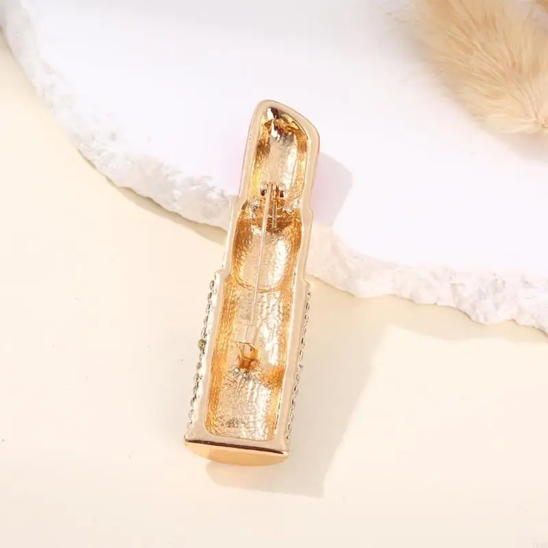 Rhinestones Lipstick Brooch Lipstick Brooch Lapel Pin Women Breastpin JOMD
Rhinestones Lipstick Brooch Lipstick Brooch Lapel Pin Women Breastpin JOMD