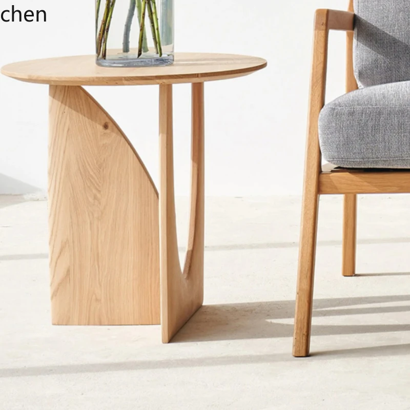 ZML Nordic simple solid wood sofa edge few household bedroom bedside table balcony leisure table
ZML Nordic simple solid wood sofa edge few household bedroom bedside table balcony leisure table