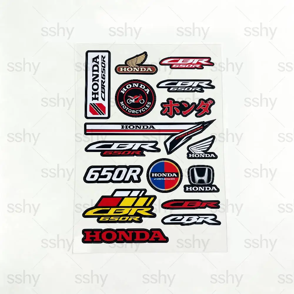 FOR HONDA CBR650R Motorcycle Reflective Stickers Waterproof Decals for Helmet Scooter Fuel Tank Toolbox Racing
FOR HONDA CBR650R Motorcycle Reflective Stickers Waterproof Decals for Helmet Scooter Fuel Tank Toolbox Racing