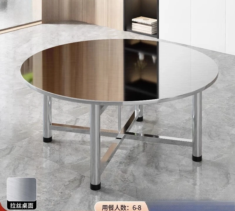 304 stainless steel folding table eating stall night market portable outdoor household round dining
304 stainless steel folding table eating stall night market portable outdoor household round dining