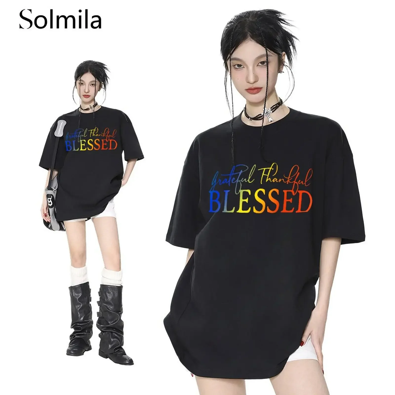 Womens Slim Fit Simple TShirt Korean Comfortable Short Sleeve Graffiti Print Top Letters Causal Tee Beautiful Shape Design 2025
Womens Slim Fit Simple TShirt Korean Comfortable Short Sleeve Graffiti Print Top Letters Causal Tee Beautiful Shape Design 2025