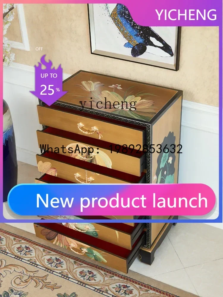 painted lotus gold foil bedroom storage cabinet storage living room decoration multi-chest cabinet
painted lotus gold foil bedroom storage cabinet storage living room decoration multi-chest cabinet